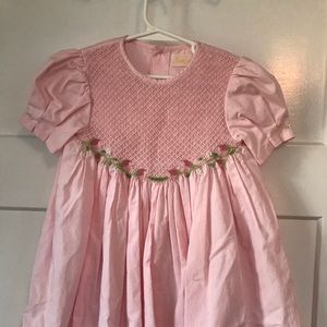 Petit ami smocked dress
